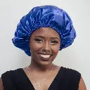 Bonnet en satin anti-frisottis