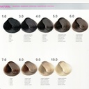 Teinture pour cheveux en crème "Keratin Trendy" Coloration Professionnelle "Violet Hair Cosmetics" 100ml