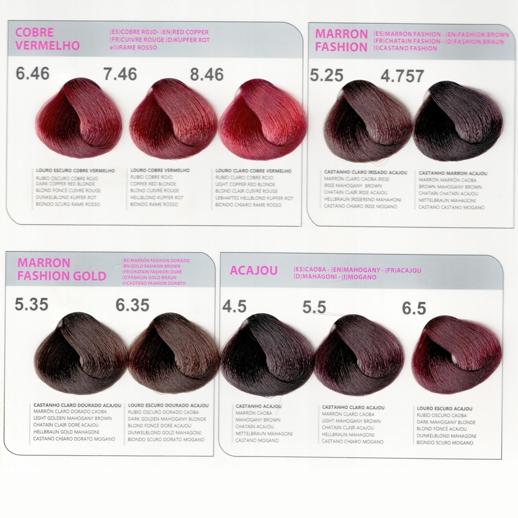 Teinture pour cheveux en crème "Keratin Trendy" Coloration Professionnelle "Violet Hair Cosmetics" 100ml