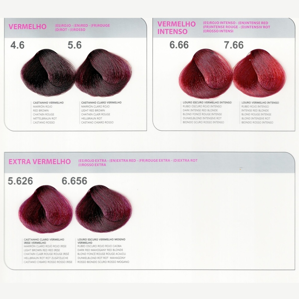 Teinture pour cheveux en crème "Keratin Trendy" Coloration Professionnelle "Violet Hair Cosmetics" 100ml