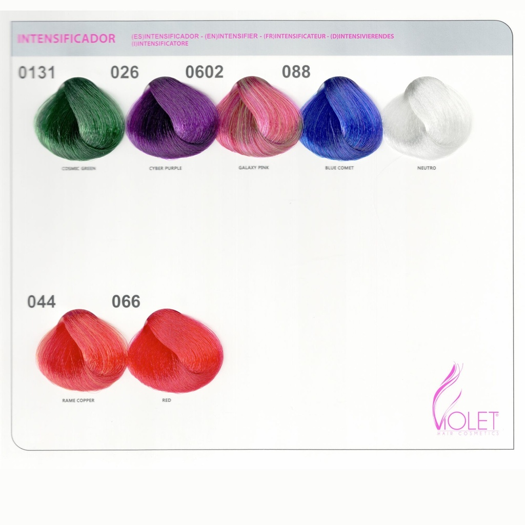 Teinture pour cheveux en crème "Keratin Trendy" Coloration Professionnelle "Violet Hair Cosmetics" 100ml