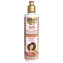 Leave-In Cream with Activator - SOS Curls - Castor Oil and Keratin - Defines and Strengthens Curls - Salon Line 300ml
