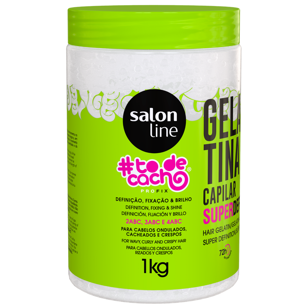 Gelatin - #ToDeCacho Super Definition - Provides Intense Curl Definition and Long-Lasting Hold - Salon Line 1kg