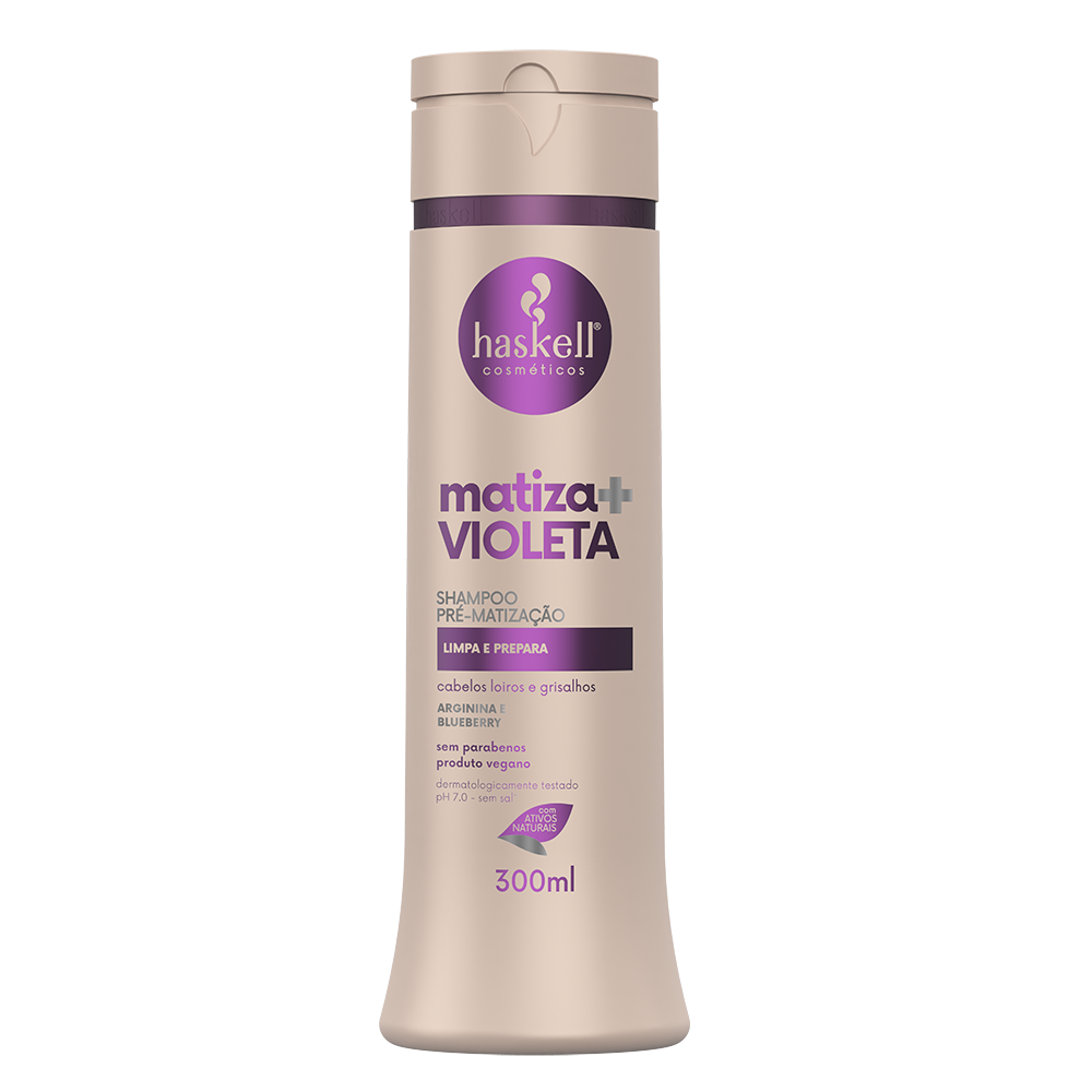 [7898610372401] Shampoing "Matiza + Violeta" Haskell 300ml