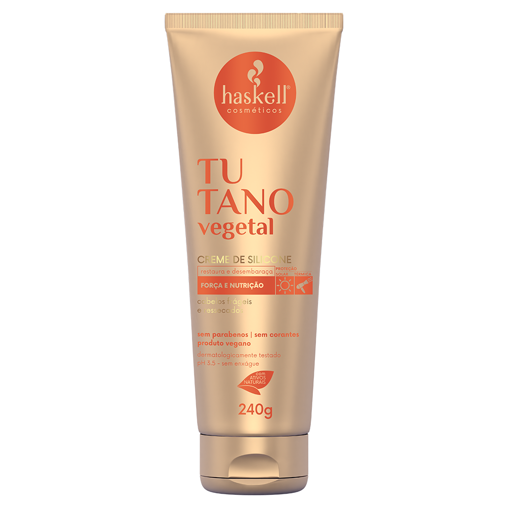 [7898610375525] Creme de Pentear Silicone "Tutano Vegetal" Haskell 240g 