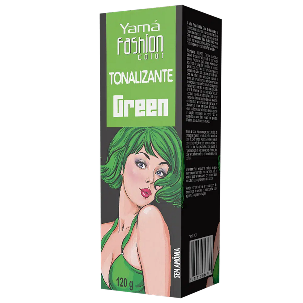 [7896150024569] Fashion Color Toner Green - Yamá 120g