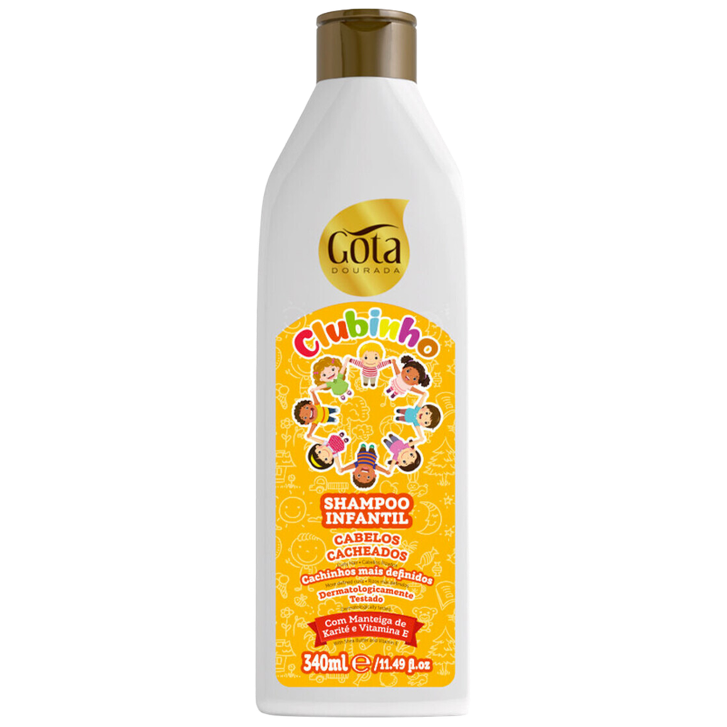 [7897158700127] Shampoo "Clubinho" Gota Dourada 340ml