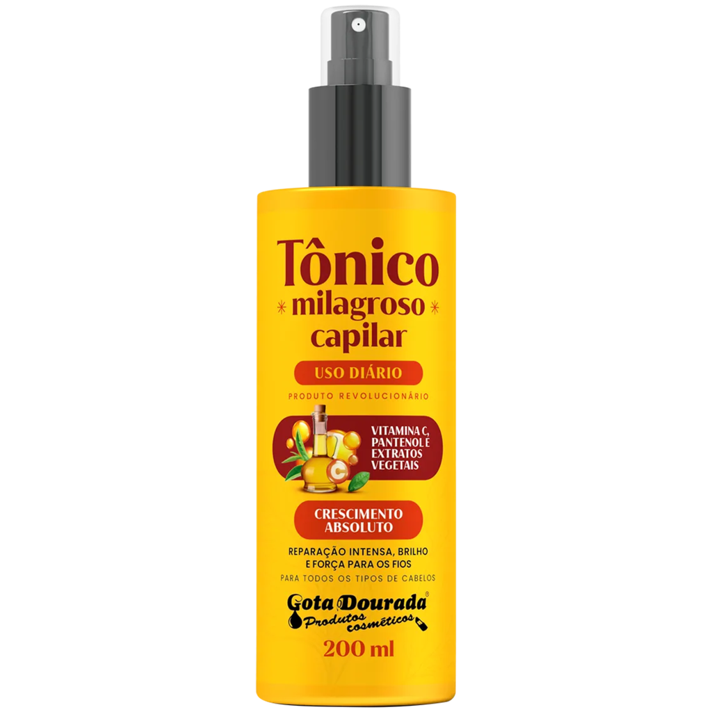 [7897158727186] Tónico " Milagroso Capilar" Gota Dourada 200ml