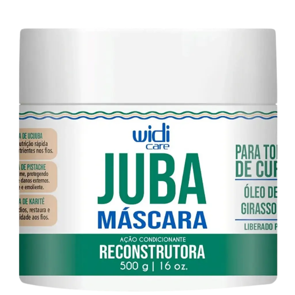 [7898623243248] Máscara Reparadora - Juba Máscara Reparação - Widi Care 500g