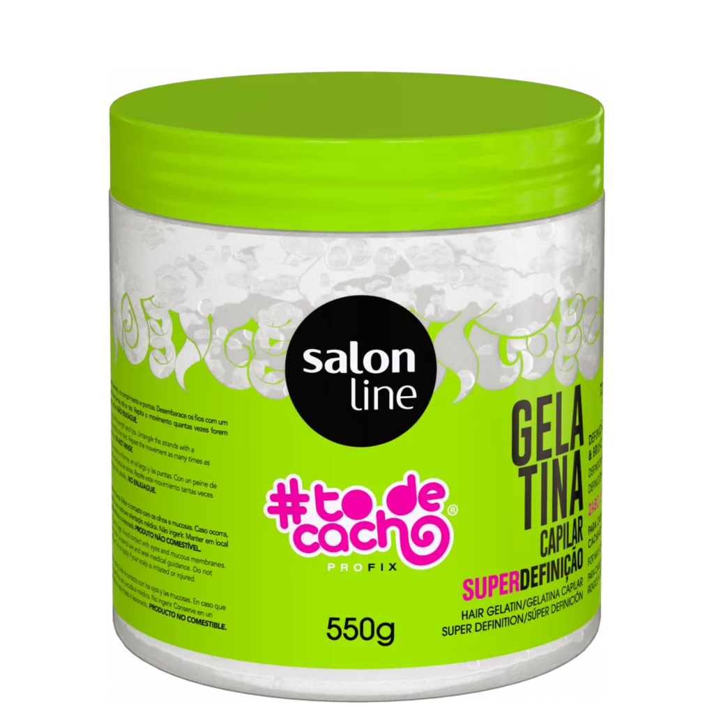 [7908458307432] Gelée - #ToDeCacho Super Definition - Defines and Controls Curls - Salon Line 550g
