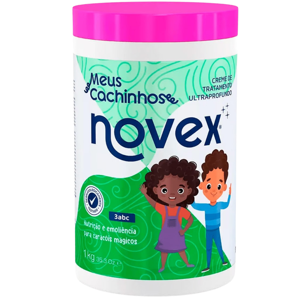 [876120004064] Masque pour cheveux bouclés pour enfants - Mes Boucles- Meus Cachinhos - Novex 300ml