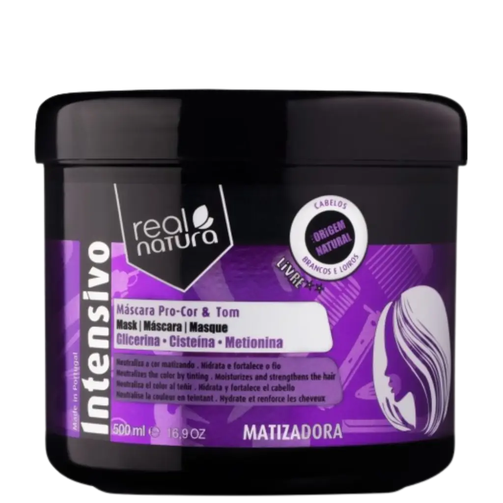 [5600493405600] Yellow Neutralizing Mask - Pro-Cor & Tom - Real Natura 500ml