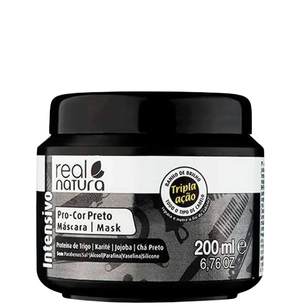 [5600493405846] Masque Matifiant Noir -Pro-Cor Preto - Real Natura 200ml