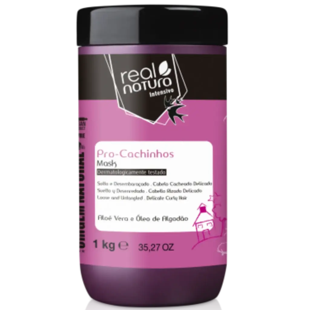 [5600493406171] Máscara  Infantil - Pro-Cachinhos - Óleo Vegetal de Algodão - Real Natura 1kg