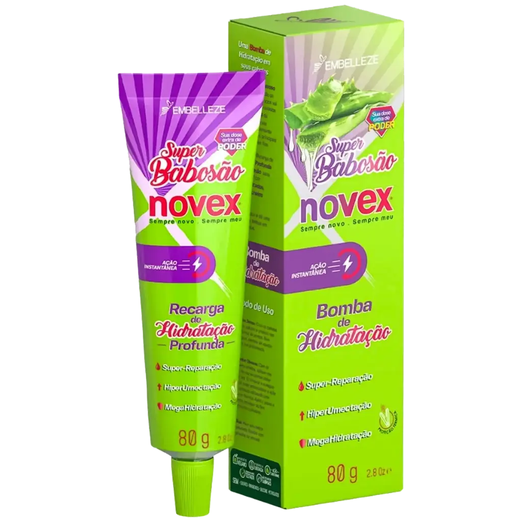 [876120005221] Recarga de Hidratação - Super Babosão Aloe Vera - Novex 80g
