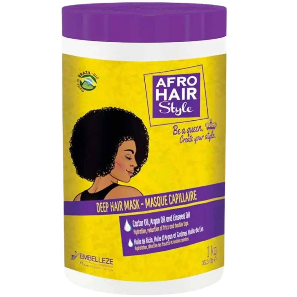 [876120003883] Máscara Hidratante para Cabelo Crespo - Estilo Afro Hair - Embelleze 1kg