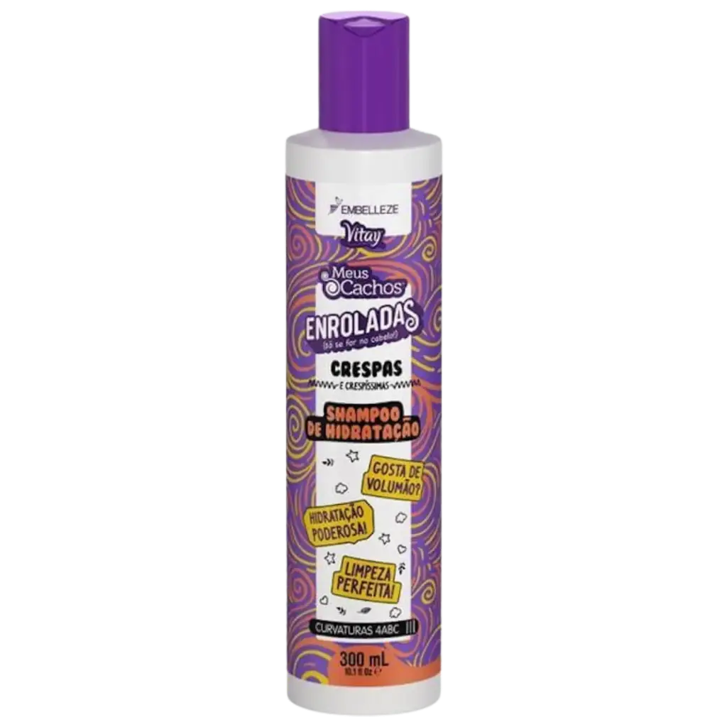 [876120004255] Shampooing pour Cheveux Crépus - Meus Cachos Enroladas Crespas - Novex 300ml