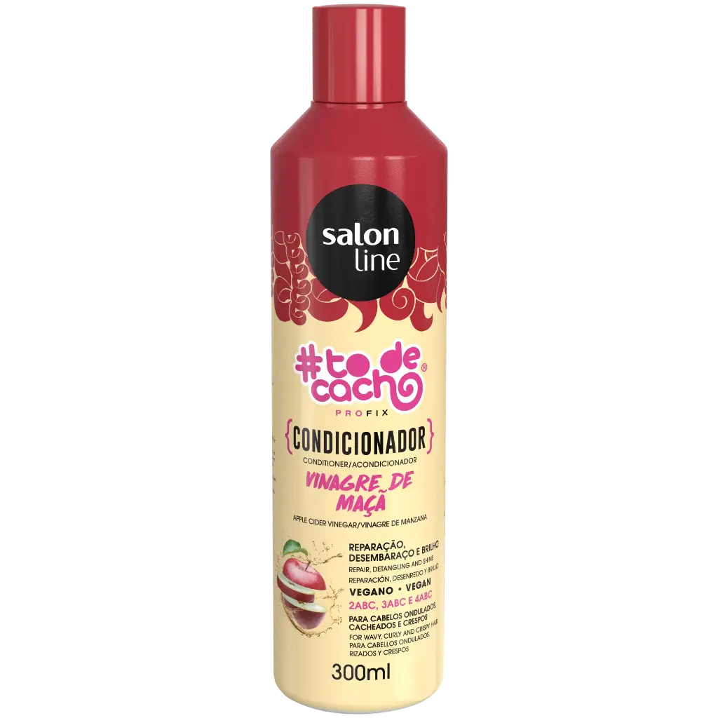 [7908458316328] Condicionador - Vinagre de Maçã - #To De Cacho - Salon Line 300ml