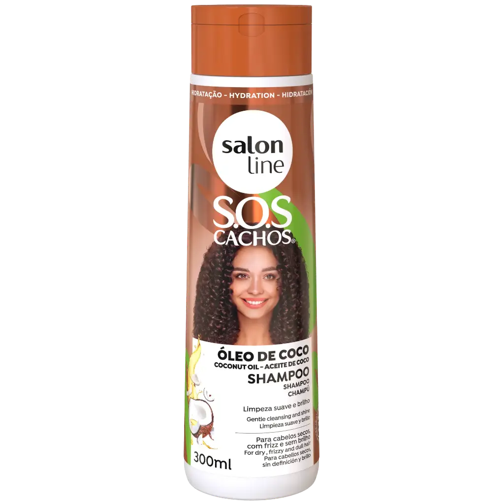 [7898623959989] Champô - SOS Cachos Coco - Salon Line - 300ml