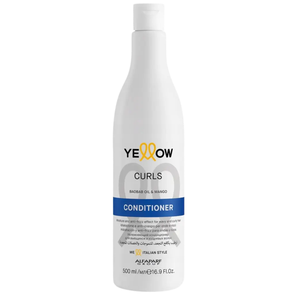 Conditioner - Curls Baobab Oil & Mango - Yellow 250ml