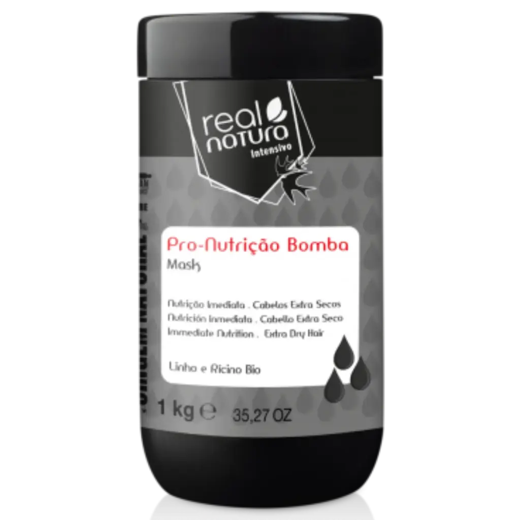 [5600493405501] Mask - Pro-Nutrição Bomba - Extra Dry Hair - Real Natura 1kg