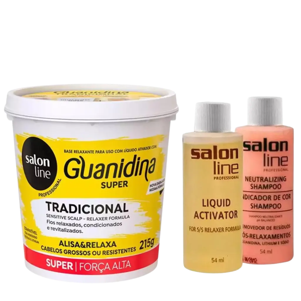 [7908458325238] Desfrisante à Base de Guanidina - Tradicional Super - Salon Line 218g