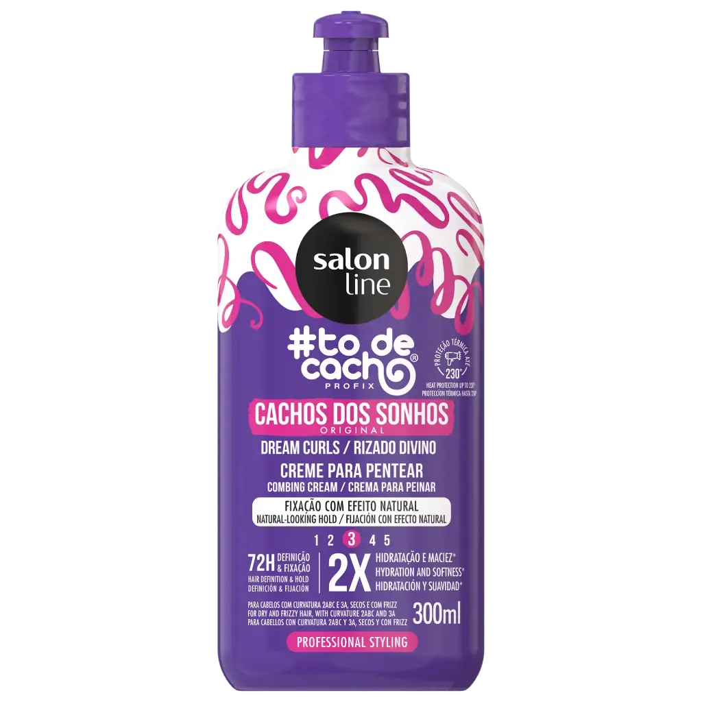 [7908458325269] Crème Coiffante Pour Cheveux Bouclés - #To de Cacho Profix - Cacho dos Sonhos - Salon Line 300ml