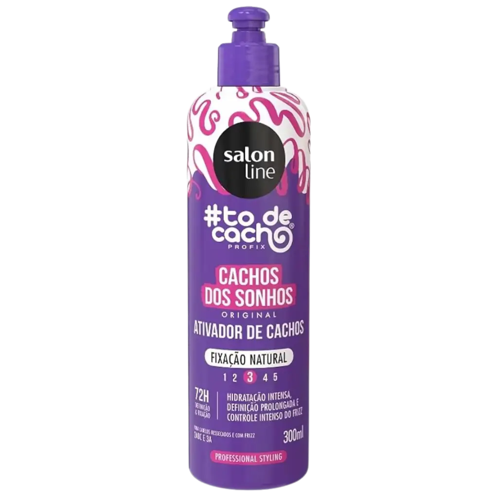 [7908458325276] Crème Coiffante avec Activateur de Boucles - #To de Cacho Profix - Cacho dos Sonhos - Salon Line 300ml