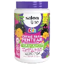 Crème Coiffante Kids - Raisin - Cachinhos Brilhantes - Salon Line 1kg