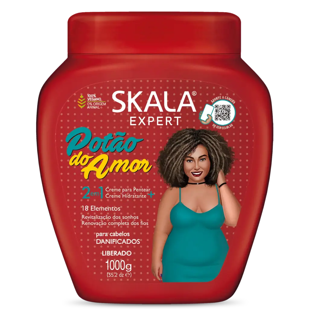 [7897042018765] Máscara & Creme de Pentear - Potão de Amor - Skala 1kg