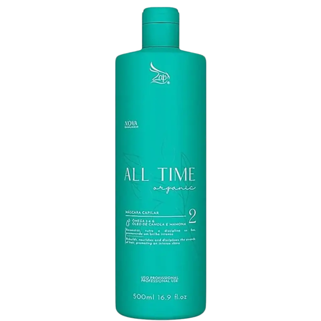 [7898597484241] Progressiva sem formol - Redutor de Volume - All Time Organic - Zap 500ml