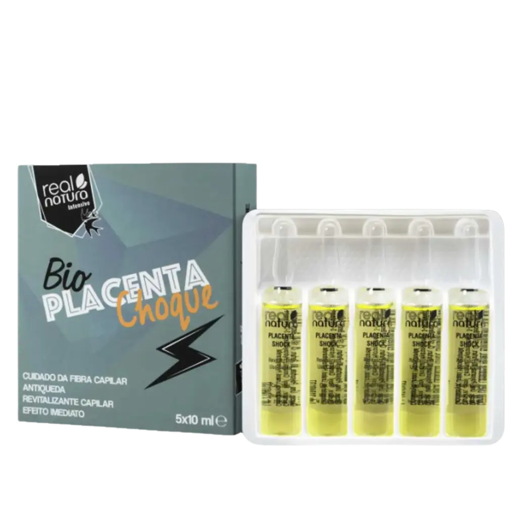 [5600493409998] Revitalizing Anti-Hair Loss Tonic - Bio Placenta Choque - Real Natura 5x10ml