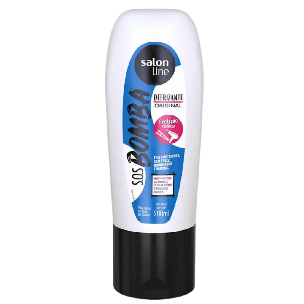 [7908458305643] Creme de Pentear Desfrizante Vitaminada - SOS Bomba Original - Salon Line 200ml