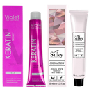 Coloration professionnelle - Violet Keratin Trendy &  Silky Color Vive vitamine C - 100ml