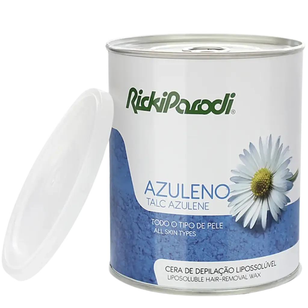 [70080004] Cera de depilação - pelos curtos e quebradiços - Talc & Azulene RickiParodi 800g