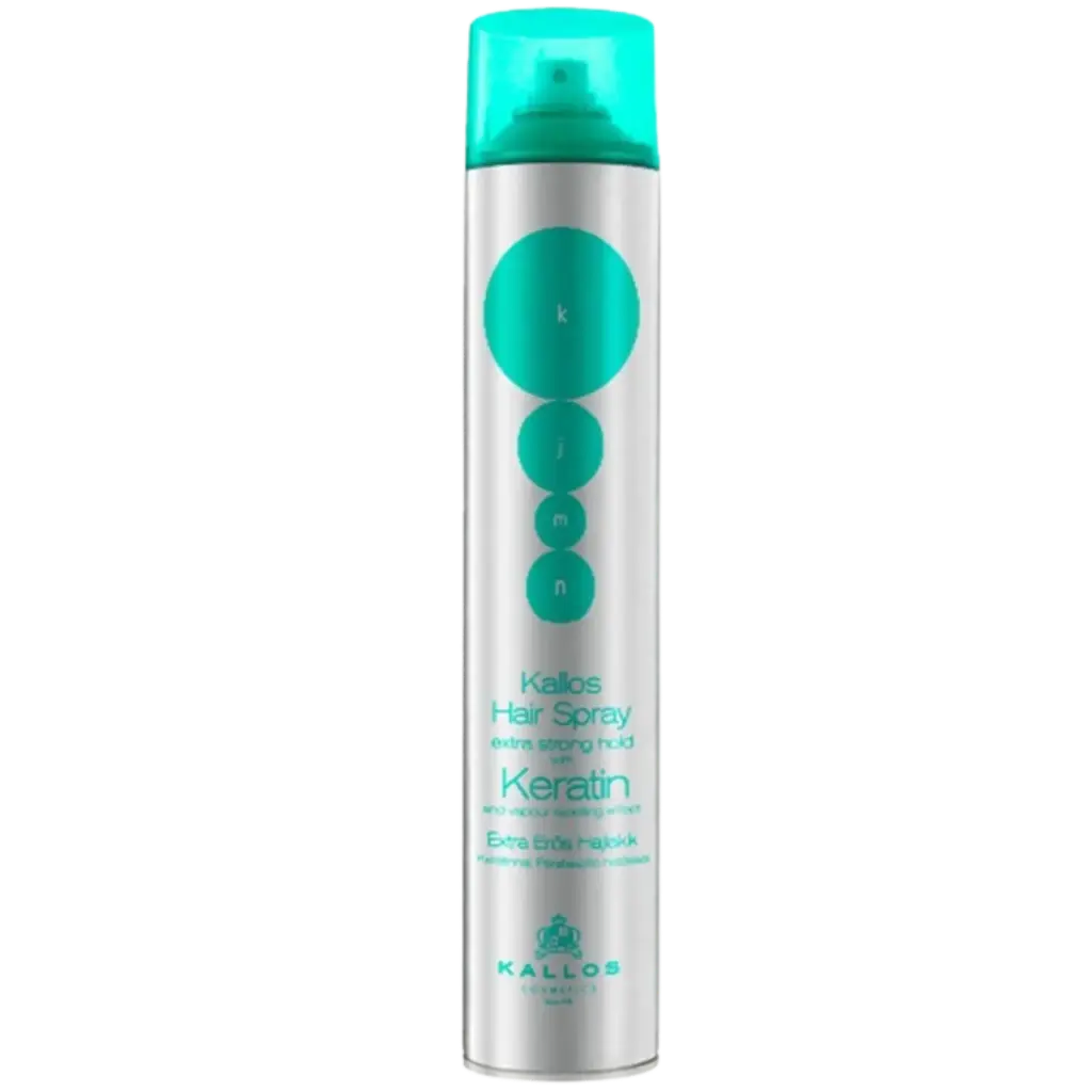 [5998889508456] Spray de cabelo extra forte com queratina e efeito de repelência à umidade - Kallos 750 ml