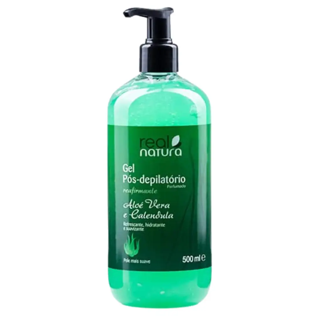[5600493401794] Gel professionnel après-dépilation - Aloé Vera et Calendula - Real Natura 500ml