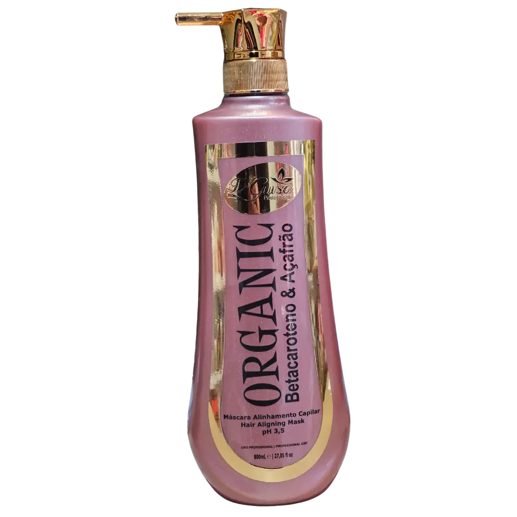 Formaldehyde-Free Brazilian Hair Straightening - Organic - Beta-Carotene & Turmeric - D Guisa 800ml