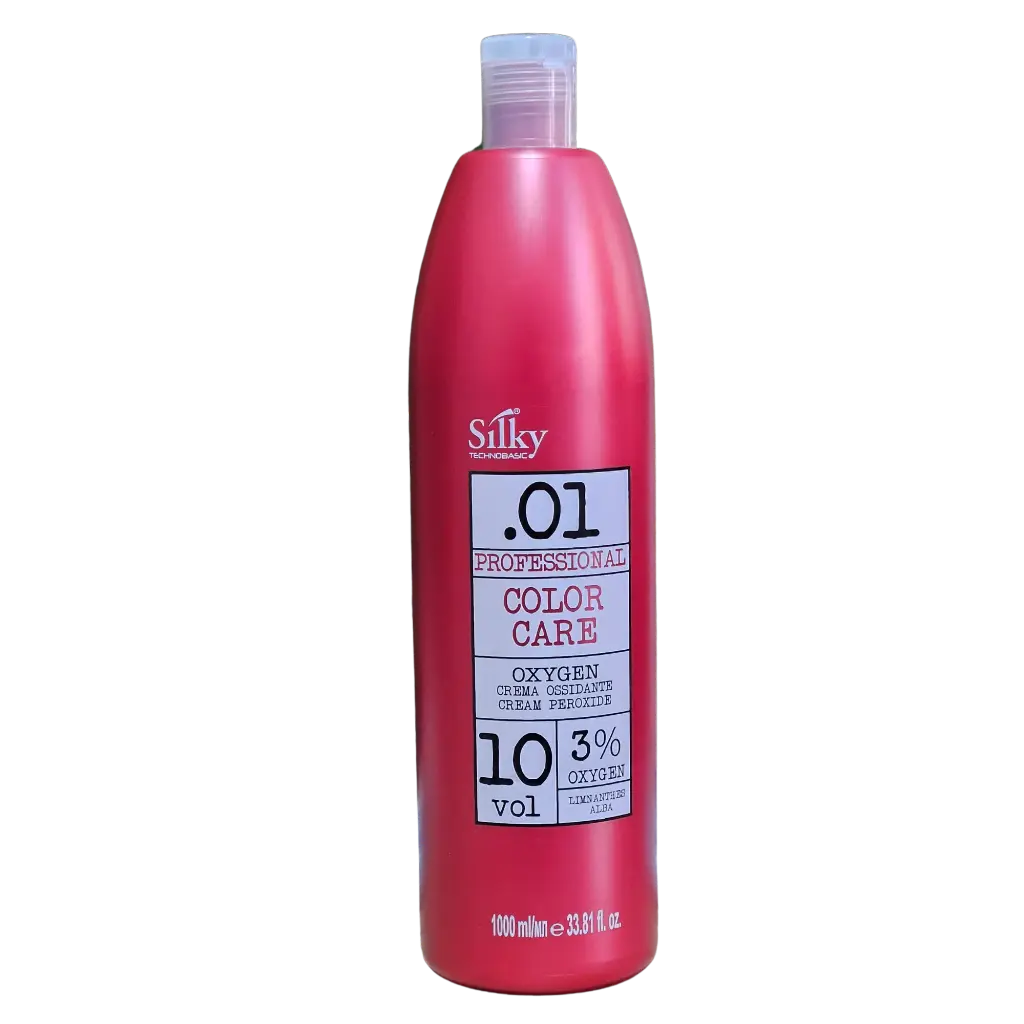 [8025337113898] Creme Oxidante - Professional Color Care - 10 Vol 3% - Silky TechnoBasic .01 - 1000ml