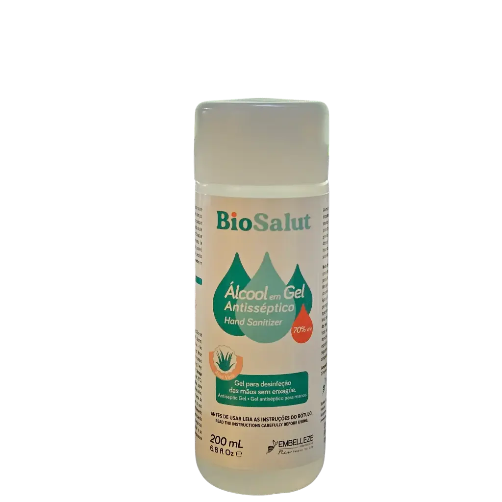 [8761200047364] Hand Sanitizer Gel - Antiseptic 70% v/v with Aloe Vera - Biosalut 200ml
