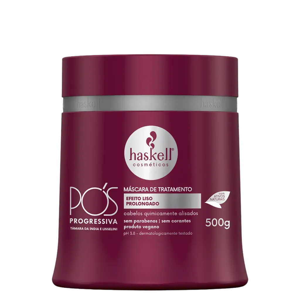 [7898610371848] Hair Mask - Pós Progressiva - Prolongs Smooth Effect and Restores Hair - Haskell 500g