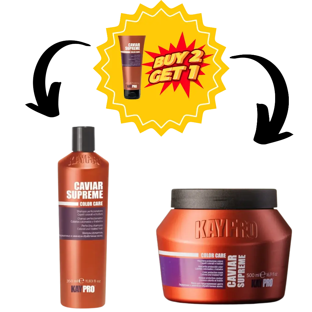 [8028483228751] Kit Professionnel - Caviar Supreme - Améliore et Protège la Couleur des Cheveux - KayPro