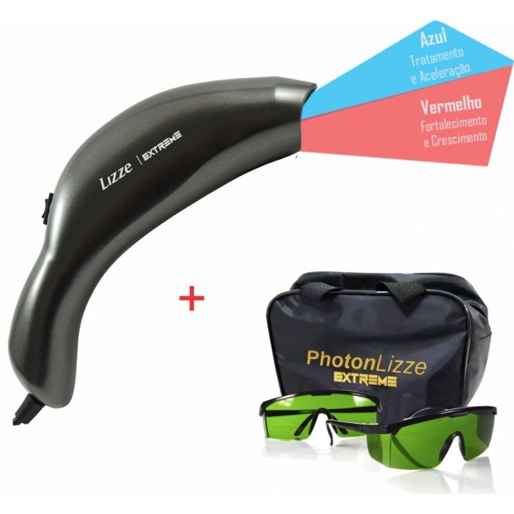 [7895678003575] Acelerador de Tratamento Capilar LED – Lizze Photon Extreme – Potenciador Capilar de Dupla Luz